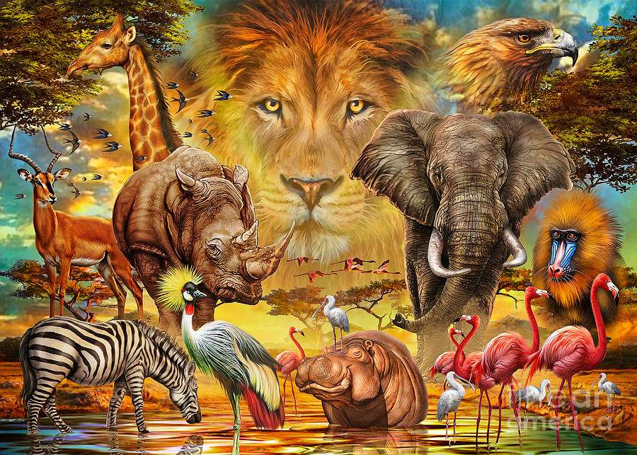 Animals Gather Together online puzzle