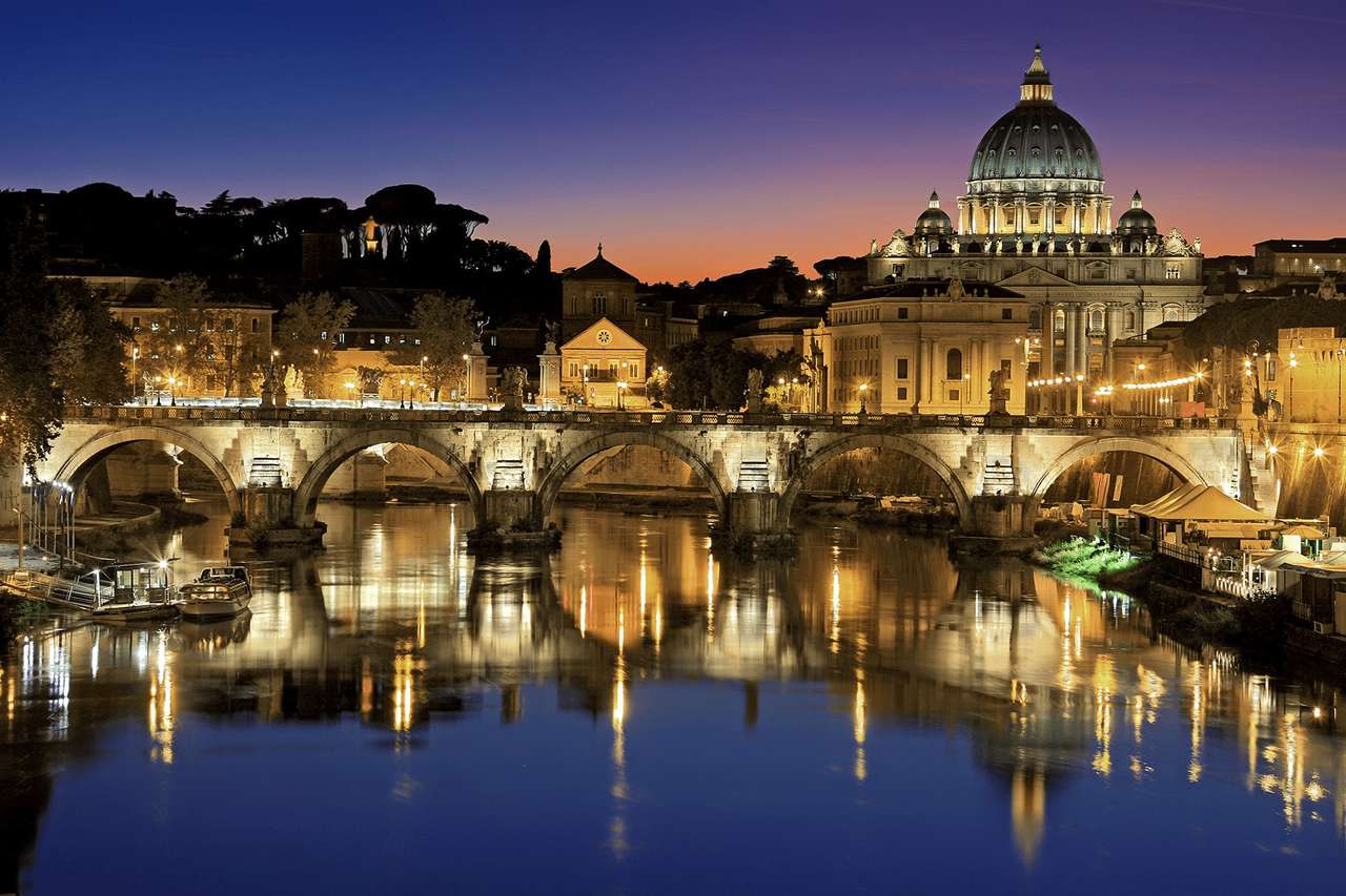 rome travel puzzle online from photo