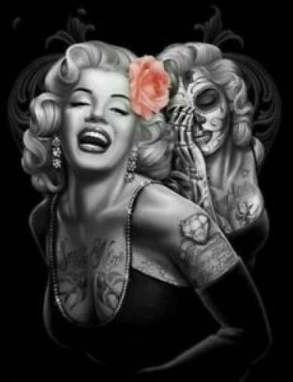 Marilyn Monroe pussel online från foto