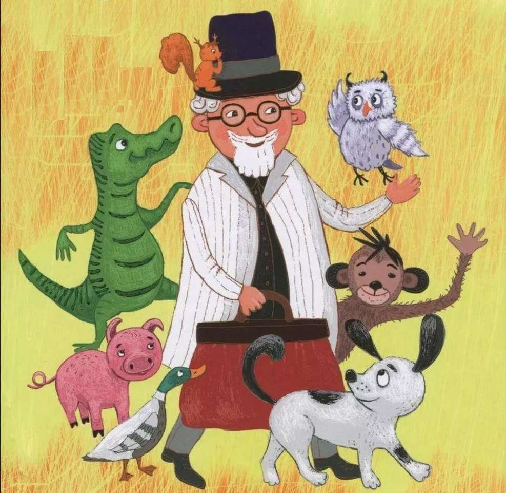 dr and his pets puzzle online from photo