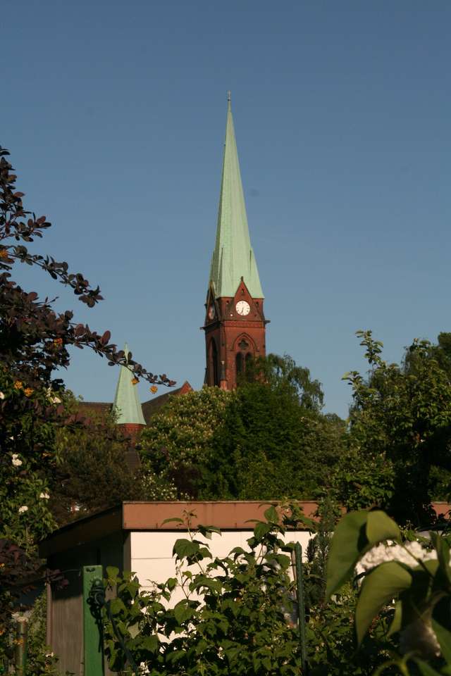Église rouge puzzle en ligne à partir d'une photo
