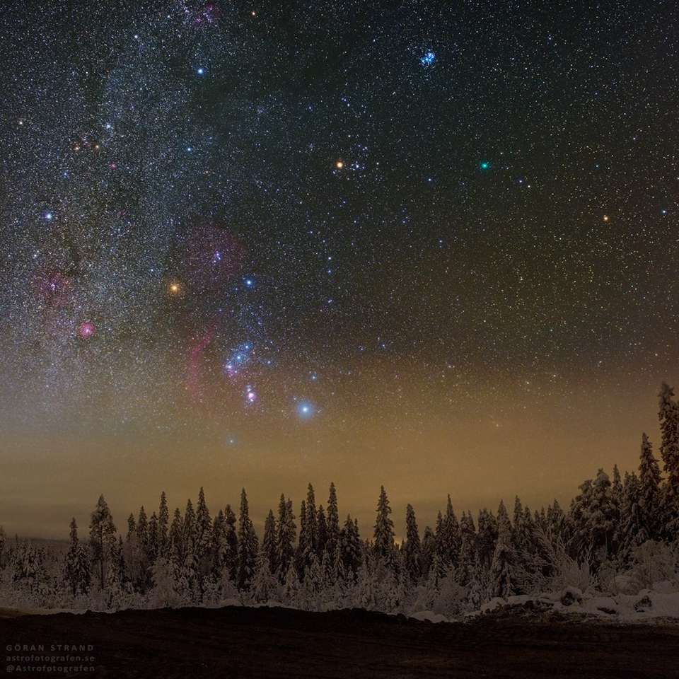 Νυχτερινός ουρανός παζλ online από φωτογραφία