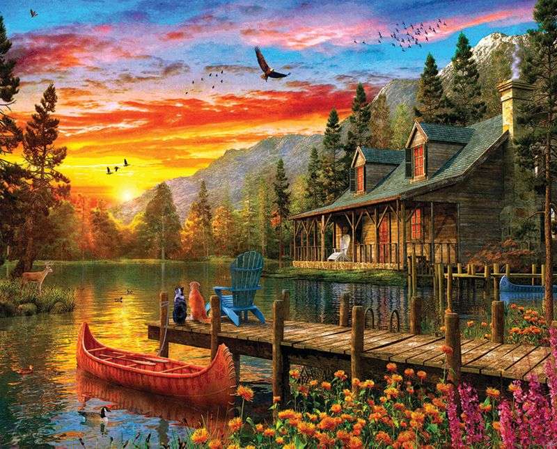 The SUnset in Color puzzle online from photo