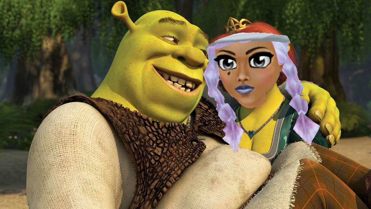 Shreks gåta pussel online från foto