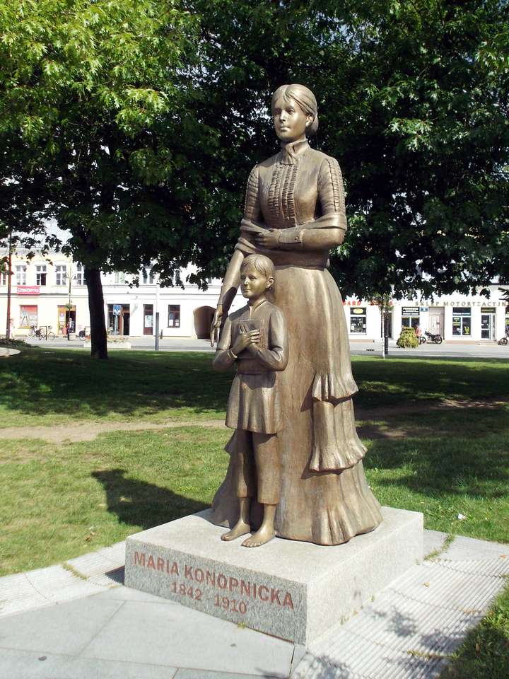 Monument à Maria Konopnicka puzzle en ligne