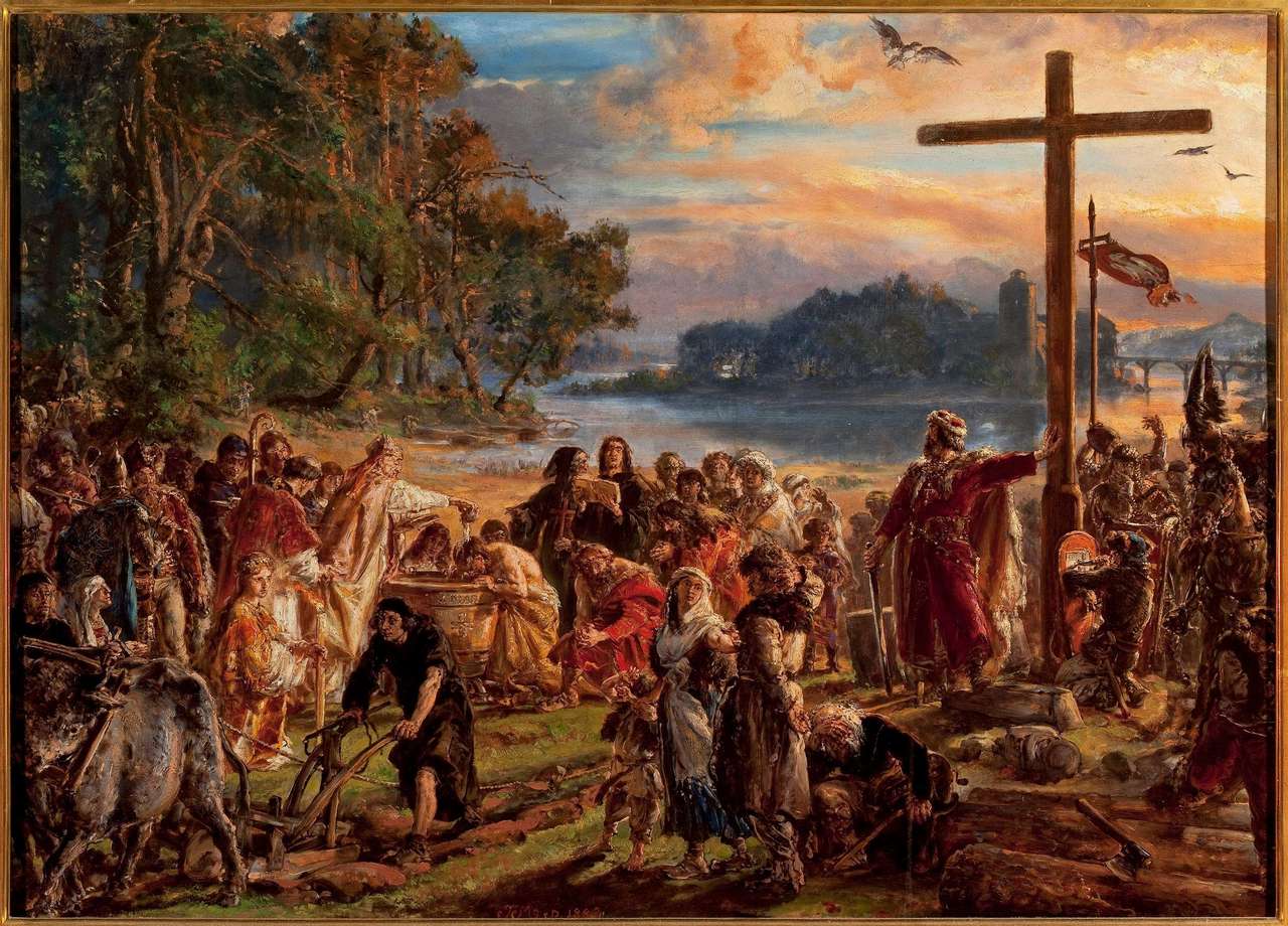 baptism of Poland puzzle online from photo