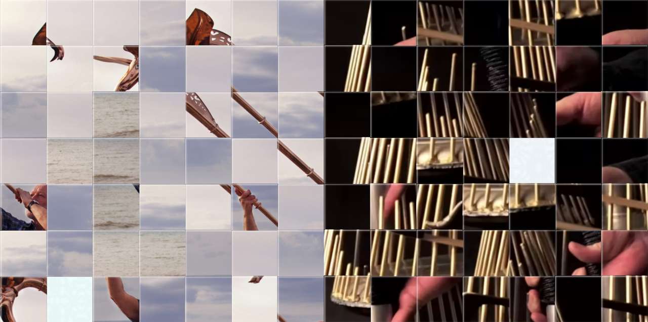 muziekinstrumenten puzzel online van foto