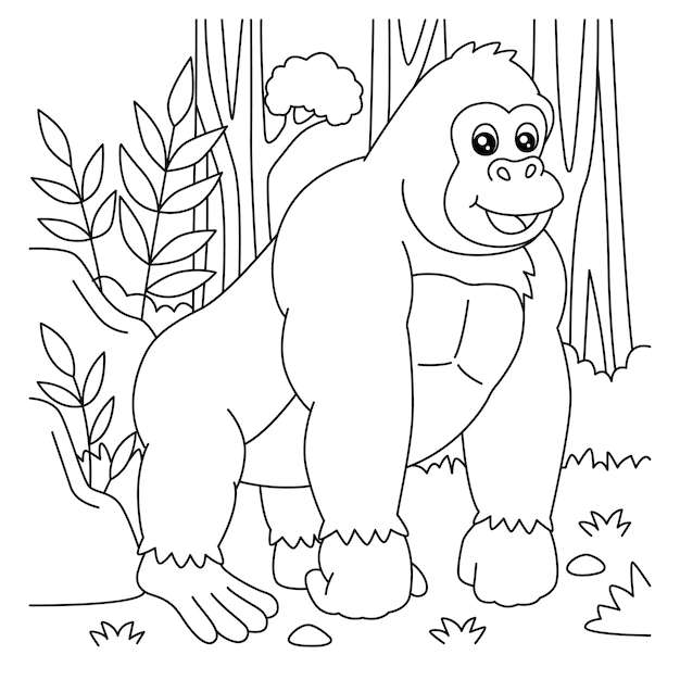 Casse-tête Gorille puzzle en ligne à partir d'une photo