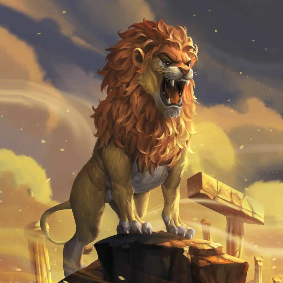 Le lion de Némée puzzle à partir d'une photo