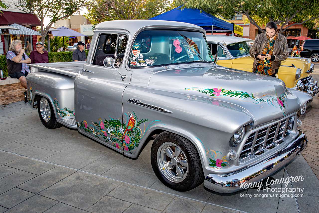 Il camion chevy del 1956 di Hot Rod Holly puzzle online