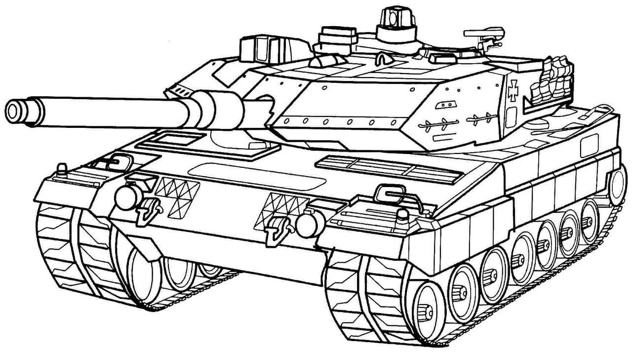 tank for kids puzzle online from photo