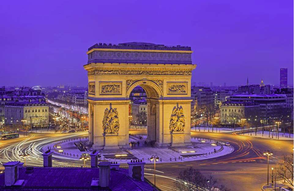L'Arc de Triomphe puzzel online van foto