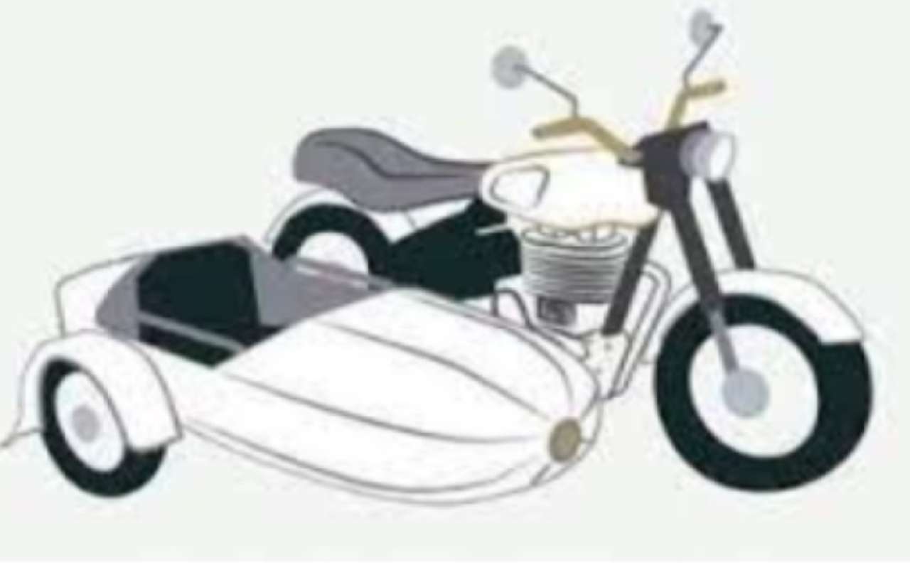 Мотоциклет Сириус онлайн пъзел от снимка