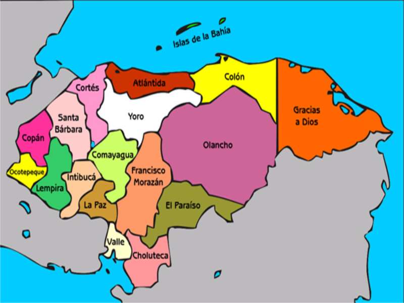 Honduras Map Puzzle online puzzle