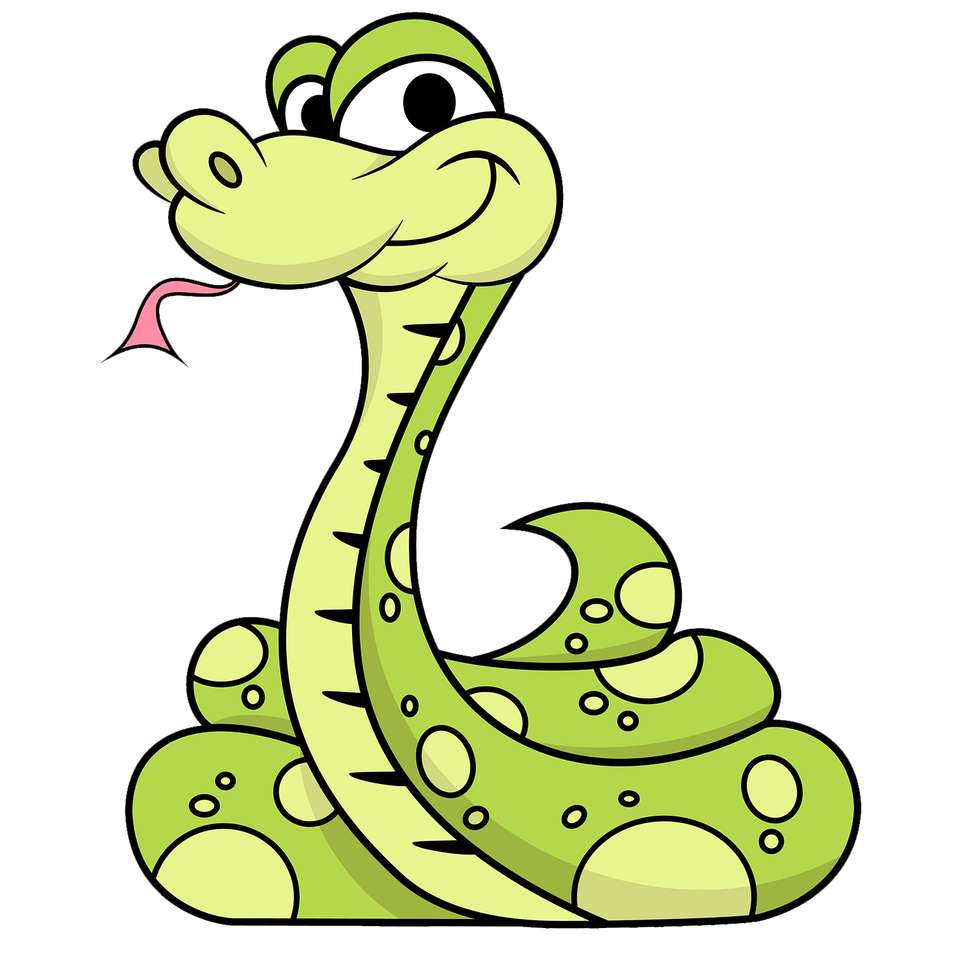 Головоломка змія скласти пазл онлайн з фото