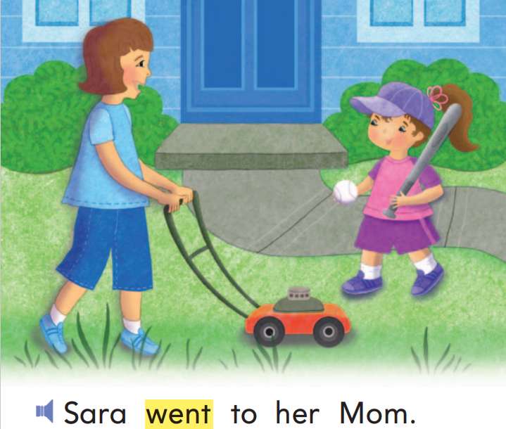 サラはお母さんのところへ行きました 写真からオンラインパズル