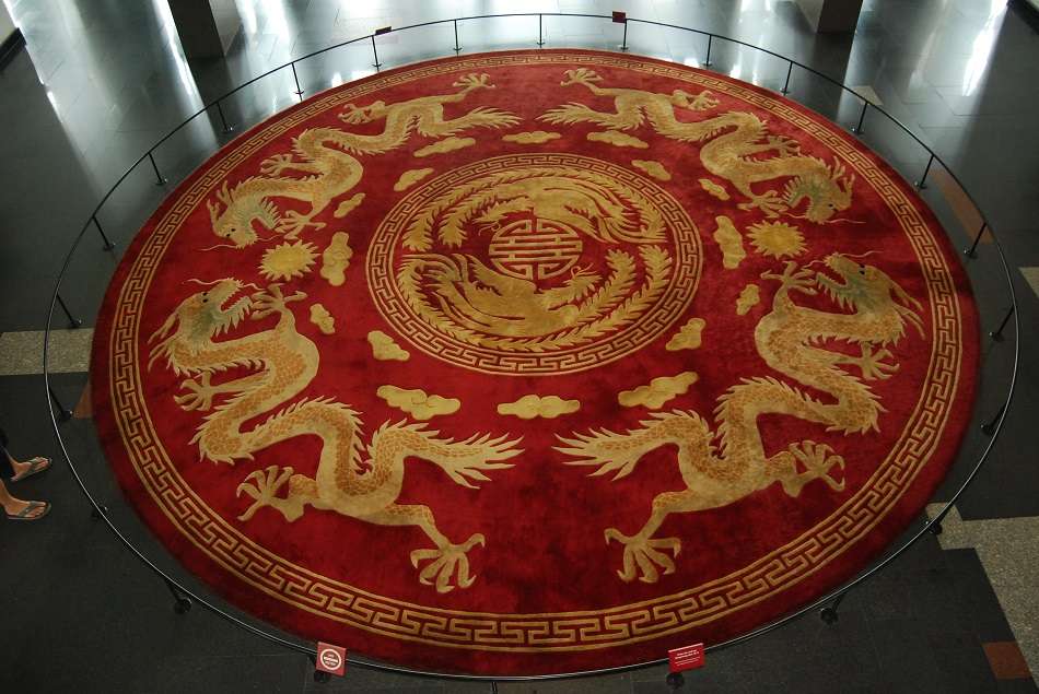 dragon carpet puzzle online from photo