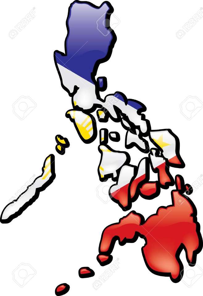 MAPA DAS FILIPINAS puzzle online a partir de fotografia