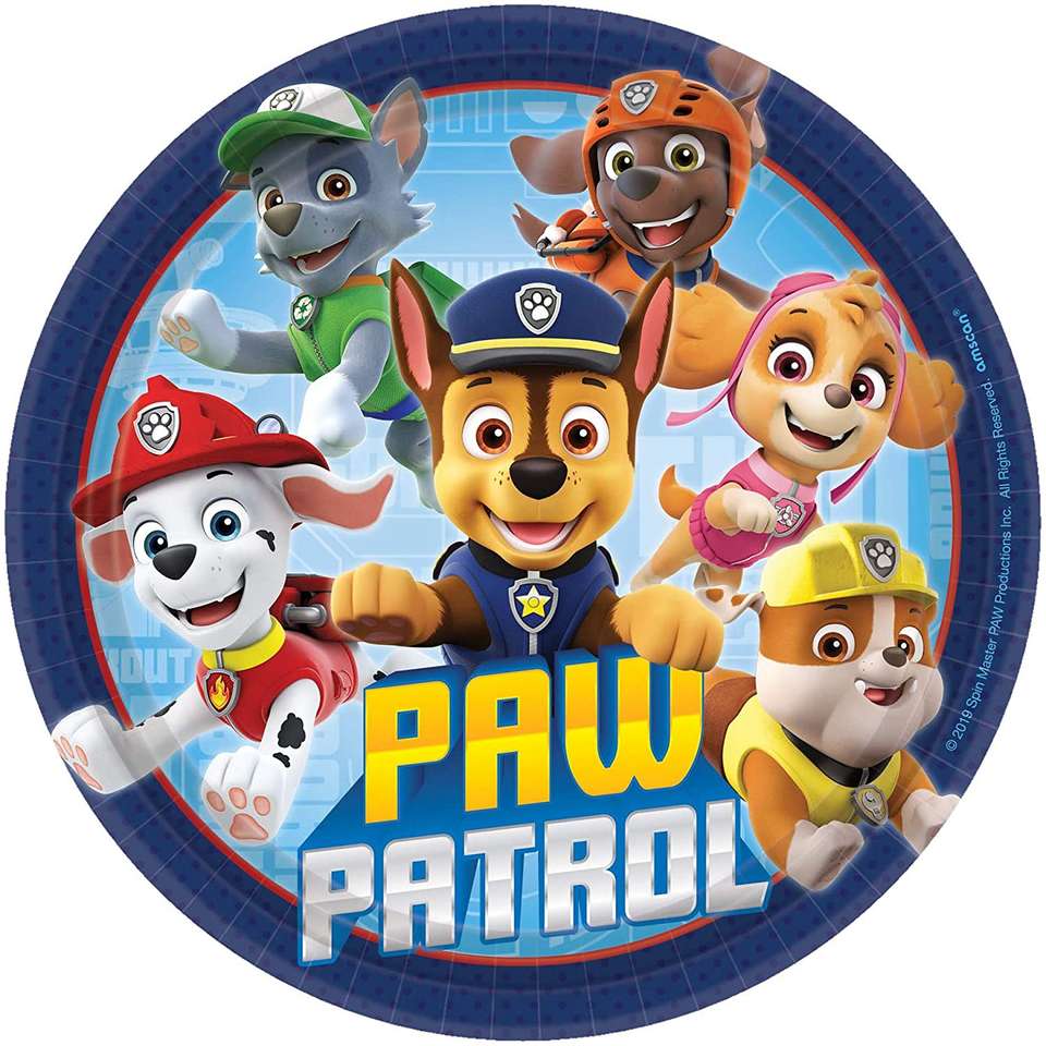 pintura patrulha canina puzzle online a partir de fotografia