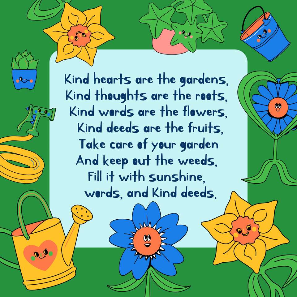 Kindness poem online puzzle