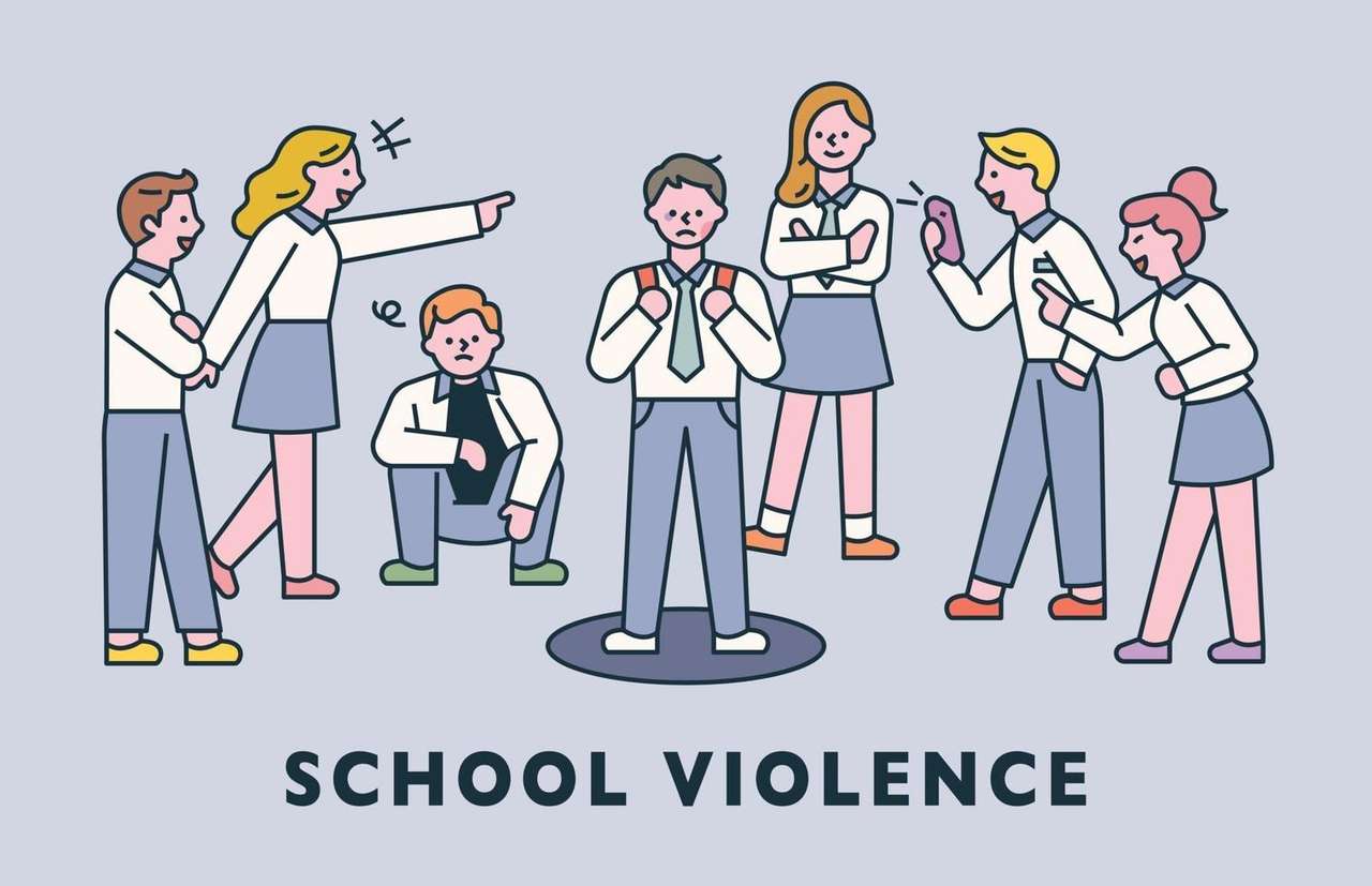 La violencia escolar rompecabezas en línea
