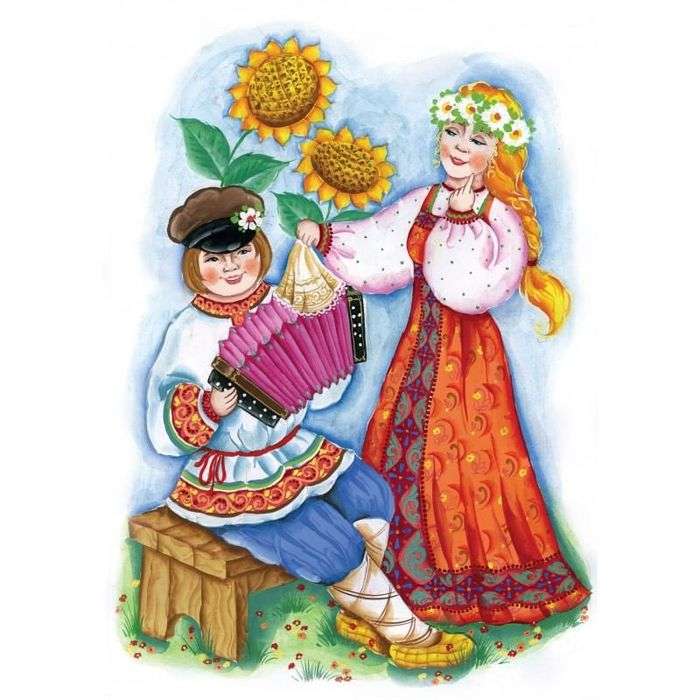 Russische traditie puzzel online van foto