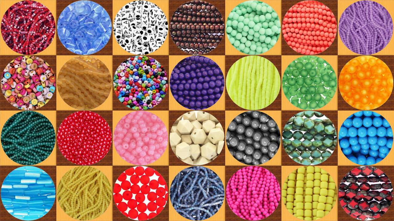 Beads puzzle online from photo