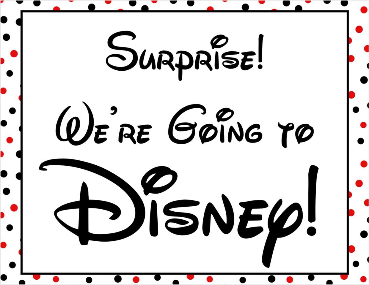 Nous allons au monde de Disney puzzle en ligne à partir d'une photo