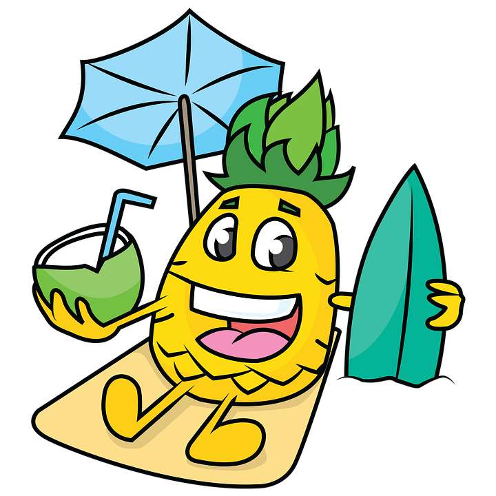 Pineapple Beach puzzle online from photo