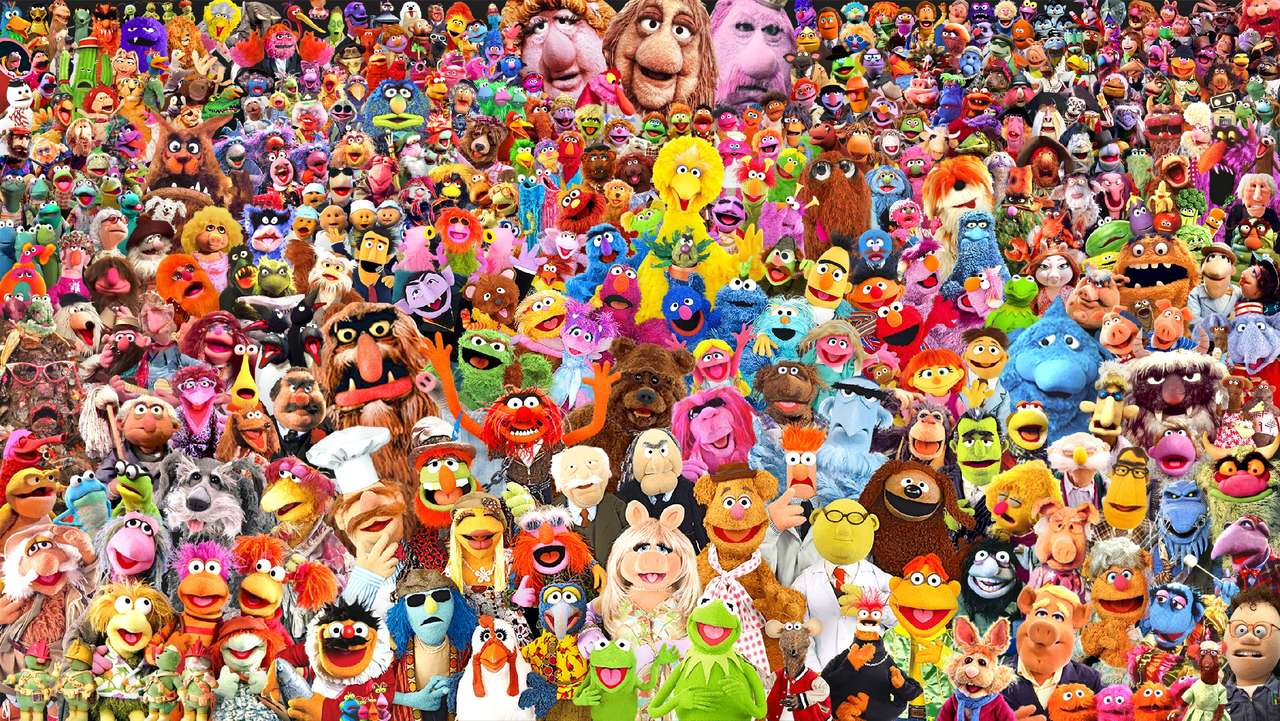 muppetii puzzle online din fotografie