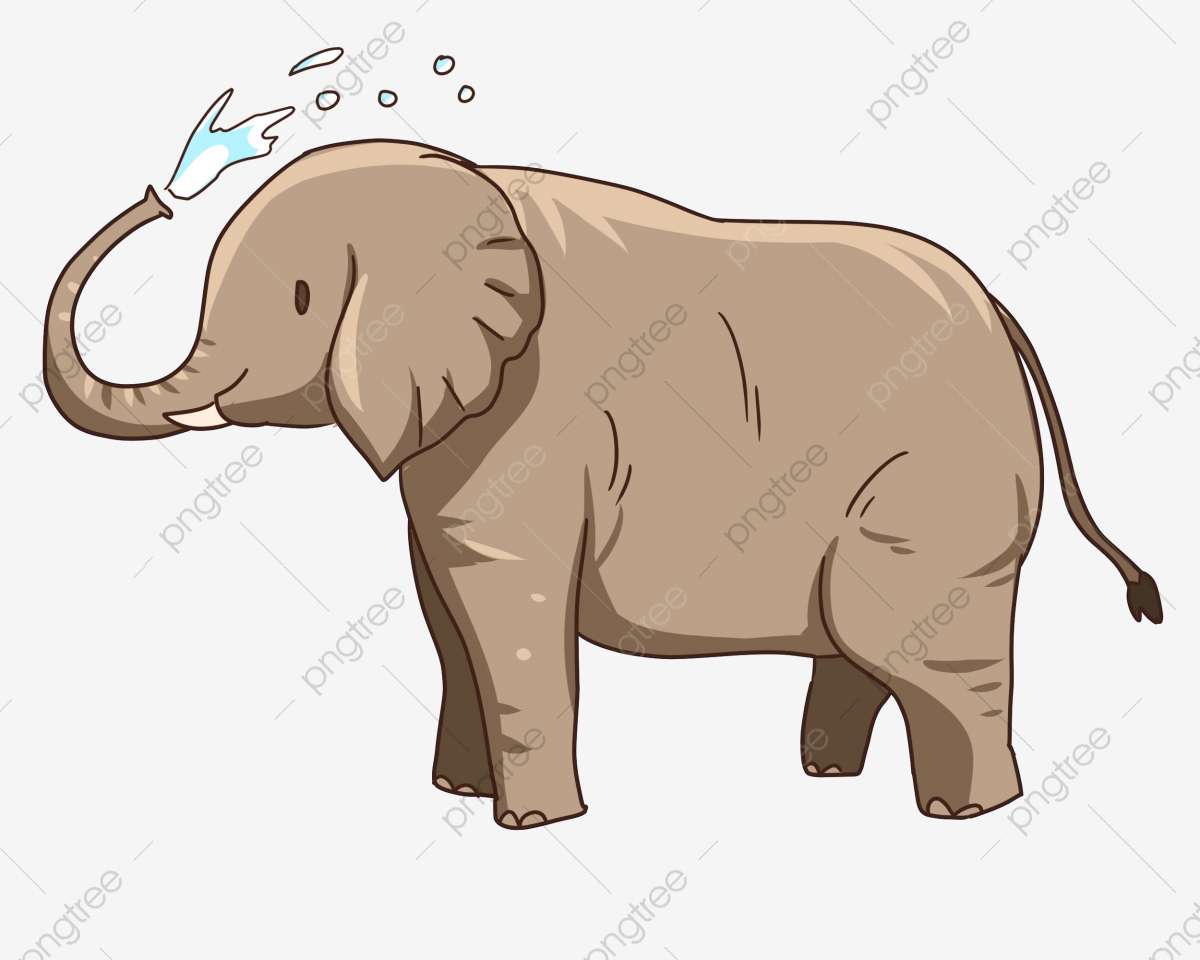 Слон скласти пазл онлайн з фото