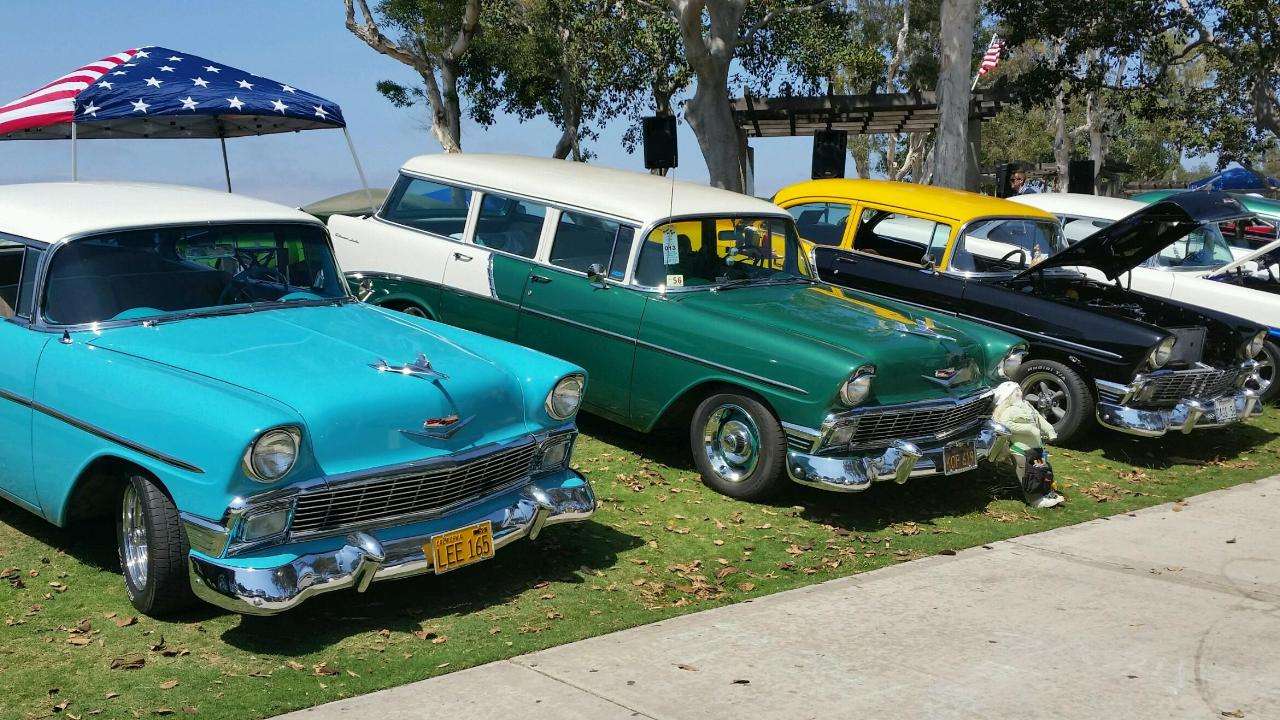 1956 chevy 4dr station wagon puzzle online from photo