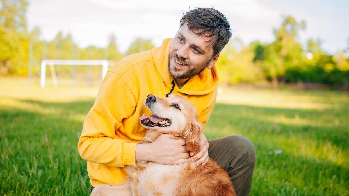 ジェイクと彼の犬 写真からオンラインパズル