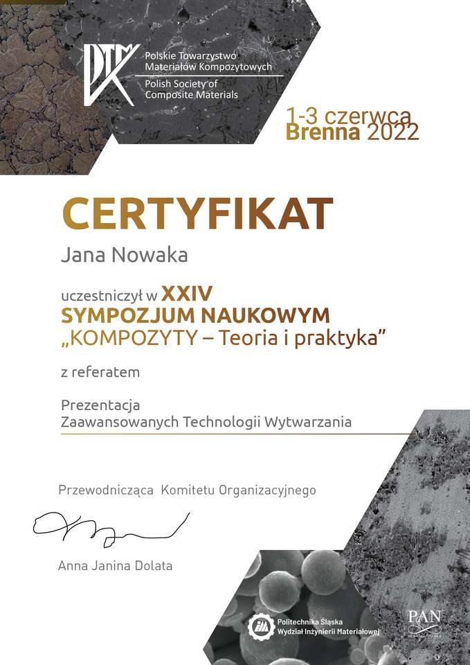Сертификат онлайн-пазл