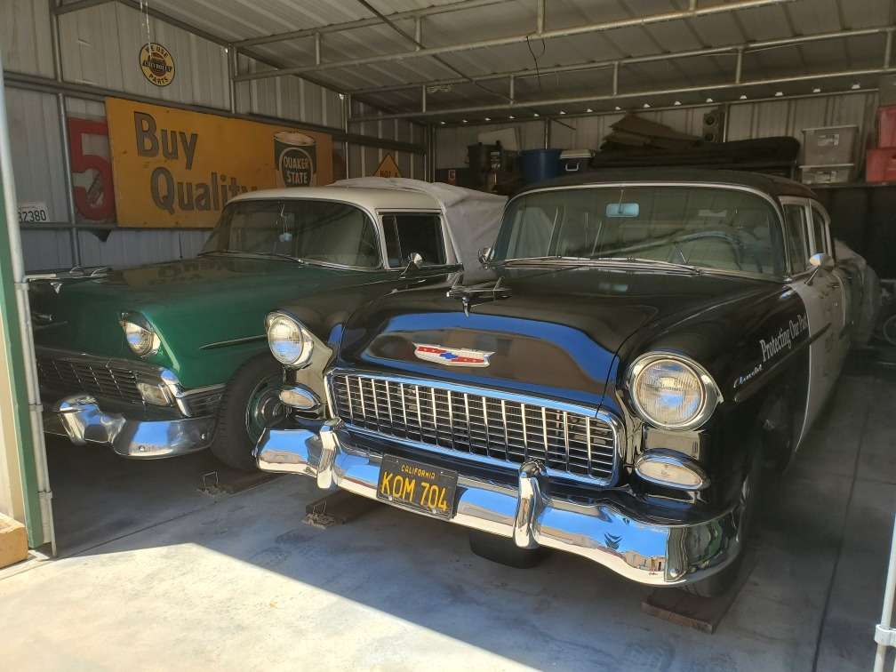 1955 chevy and 1956 chevy online puzzle