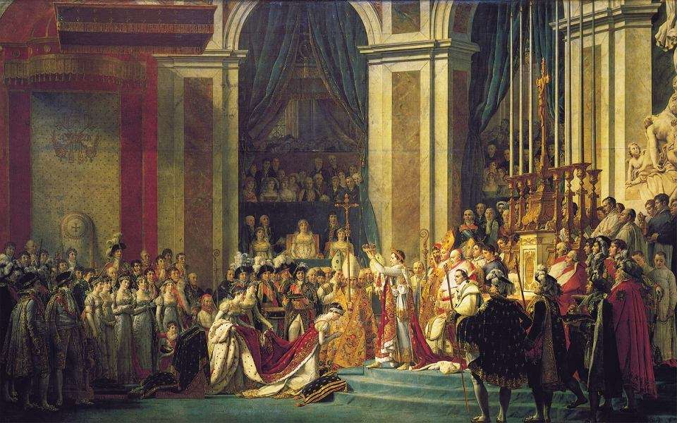 Коронацията на Наполеон онлайн пъзел