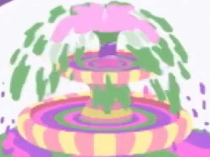 c is for color fountain puzzle online from photo