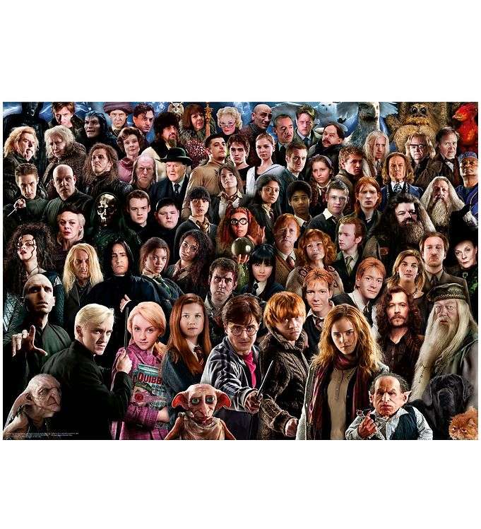 Personajele Harry Potter (toate) puzzle online