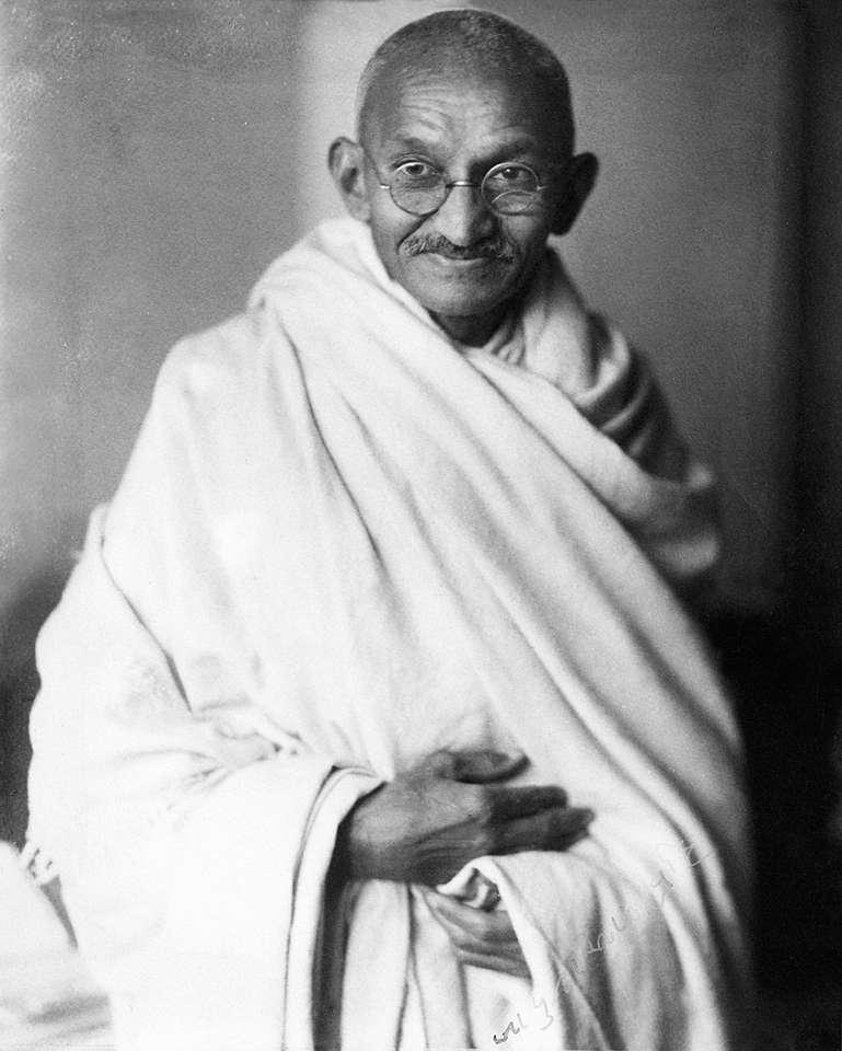 Mahatma Gandhi puzzle online a partir de fotografia