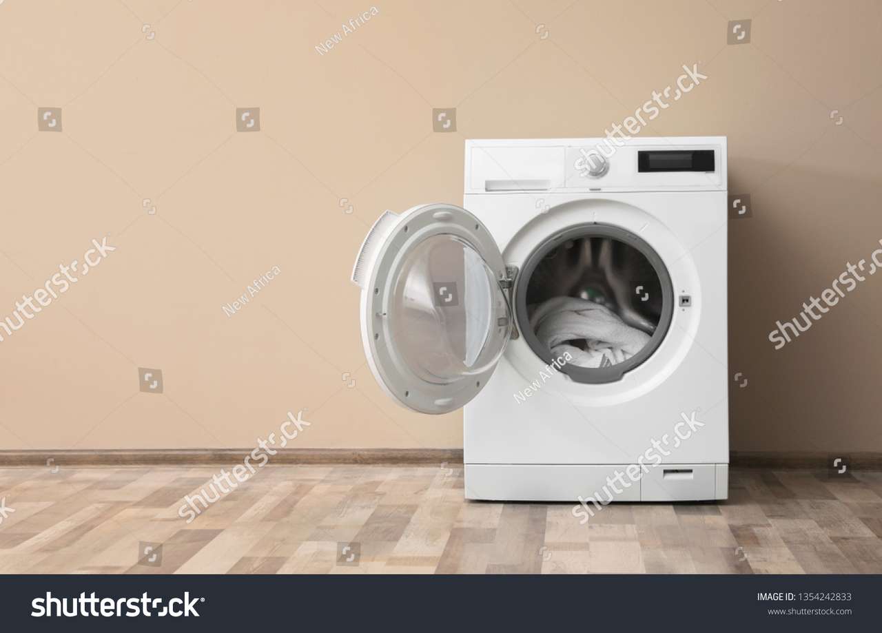 Washing machine puzzle online from photo