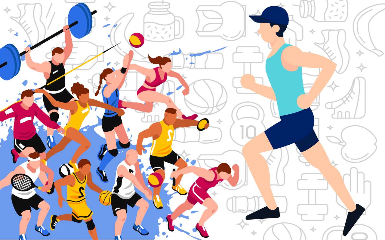 sports and hobbies puzzle online from photo