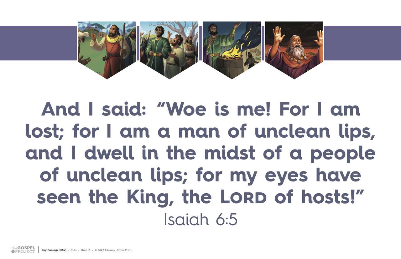 Jesaja 6: 5 Online-Puzzle