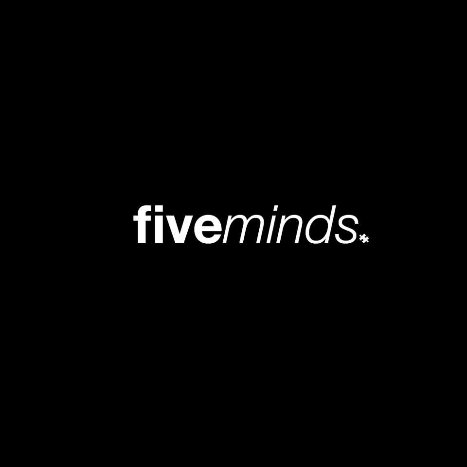 Logo for fiveminds puzzle online from photo
