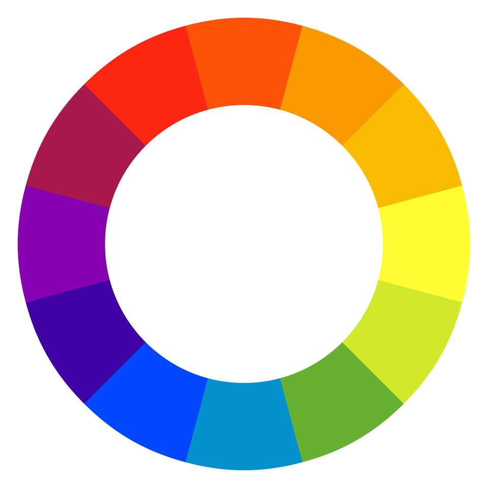 Círculo de cores puzzle online