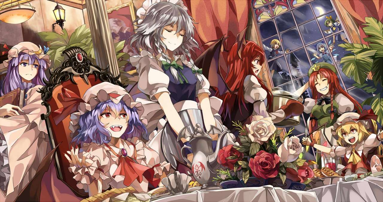 Equipe Touhou Escarlate puzzle online