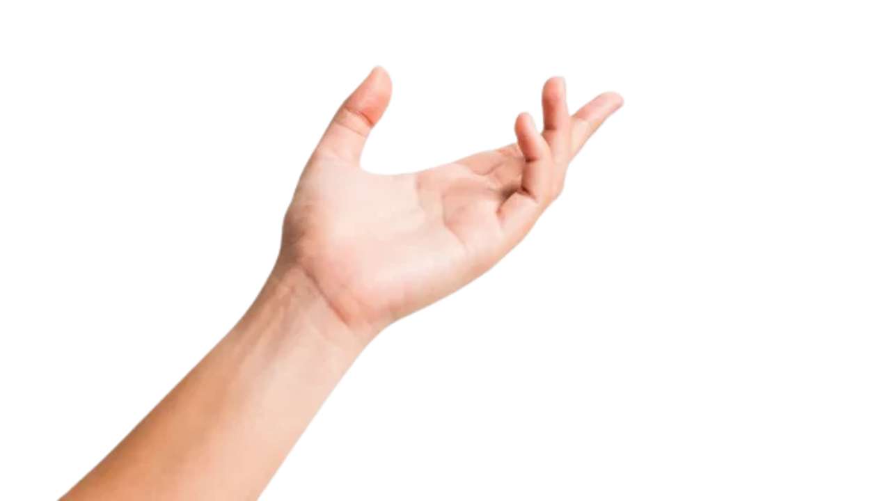 יד מושטת pussel online från foto