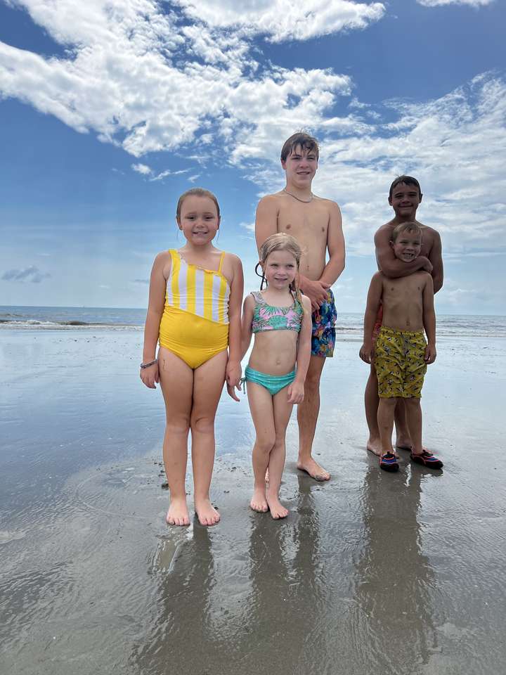 Barnens stranddag Pussel online