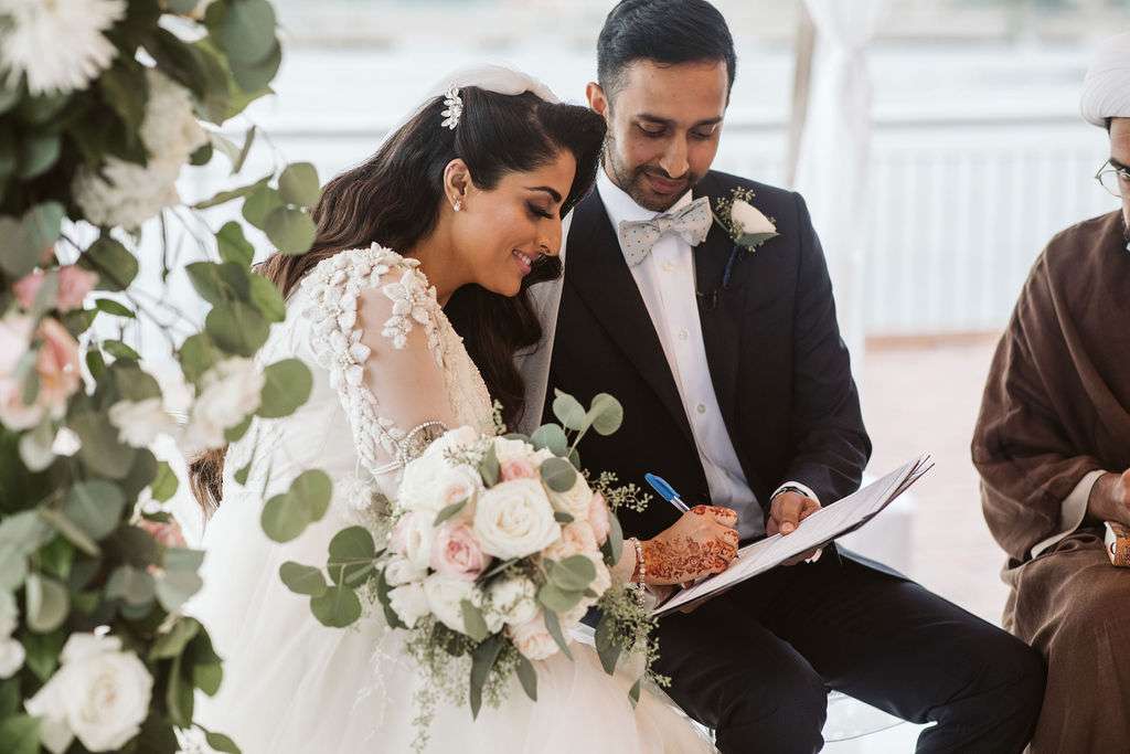 Bröllop! pussel online från foto