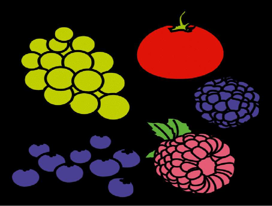 fruitgroep puzzel online van foto