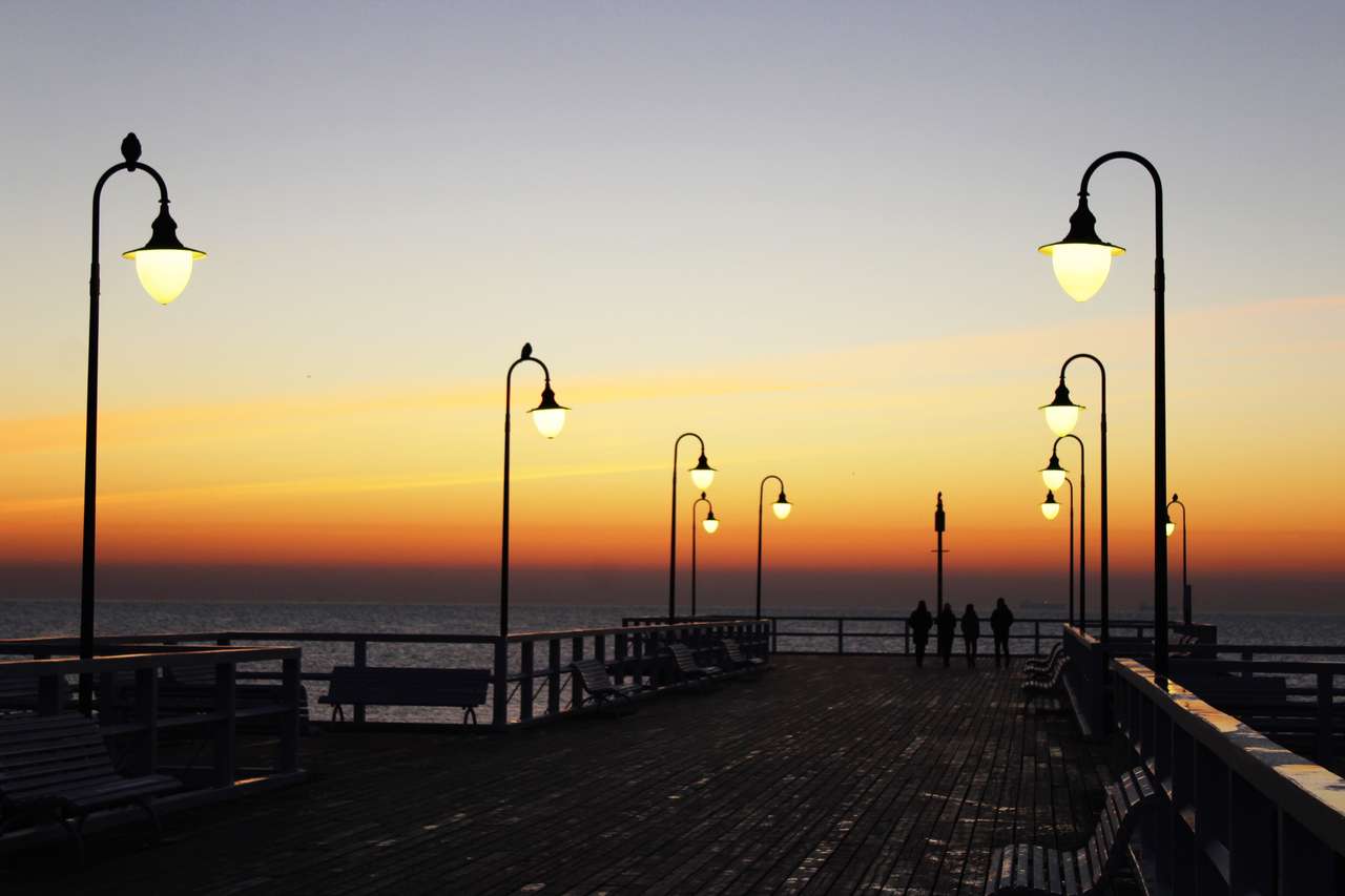 Orłowo Pier pussel online från foto